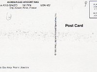 Airbus A310-324 - Aerolineas Argentinas - $1 (Reverse)