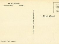 Douglas DC-6 - Air Atlantique - $1 (Reverse)