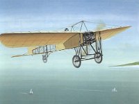 Bleriot XI across English Channel Airplane-$1
