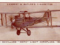 Lambert & Butler Vintage Cigarette Card History Of Aviation No 21 DeHavilland Moth Light Aeroplane 1933-$1
