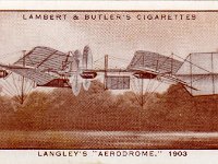 Lambert & Butler Vintage Cigarette Card History Of Aviation No 8 Langleys Aerodrome 1933-$1