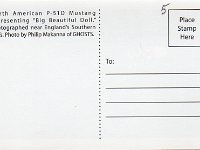 North American P-51D (Mustang) - US Army Air Corp - $1 (Reverse)