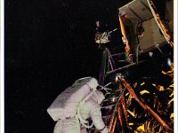 Apollo 11 - Buzz Aldrrin Descends the LEM on the Moon