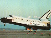 Space Shuttle Discovery - Prior to Touchdown on Runway 17 at Edwards Air Force Base - $1