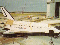 Space Shuttle Discovery - Towed ot the Vehicle Assembly Building