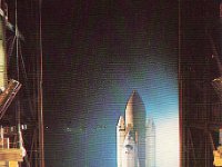 Space Shuttle Discovery - View of Discovery from Bay at VAB -$1