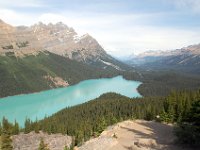 2010076863 Peyto Lake from Bow Summit  - Banff Nat Park - Alberta - Canada  - Jul 29
