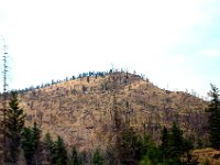 2010077156 Forest Fire Along The North Thompson River - British Columbia - Canada  - Jul 31