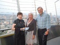 2010077799 Farewell Evening at the Space Needle - Seattle - Washington - Aug 05 : Seattle, Washington : Betty Hagberg,Christiane Collard,Roger DePuydt