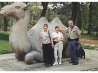 2001 06 i99d Darla-Betty-Darrel - Sacred Way - Ming Tombs