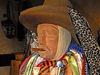 809-109  El Senor Maximon, Solola, Guatemala, Central America : central america, cigar, close-up, color image, colorful, el senor maximon, famous person, guatemala, hat, human representation, indoors, male likeness, maximon, neckties, no people, photography, saint, scarf, scenics, side view, solola, statue, travel, travel destinations, vertical